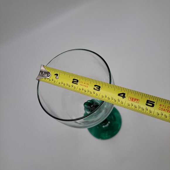 Libbey Domaine Green Juniper Stemmed Water Glass - Picture 8 of 11